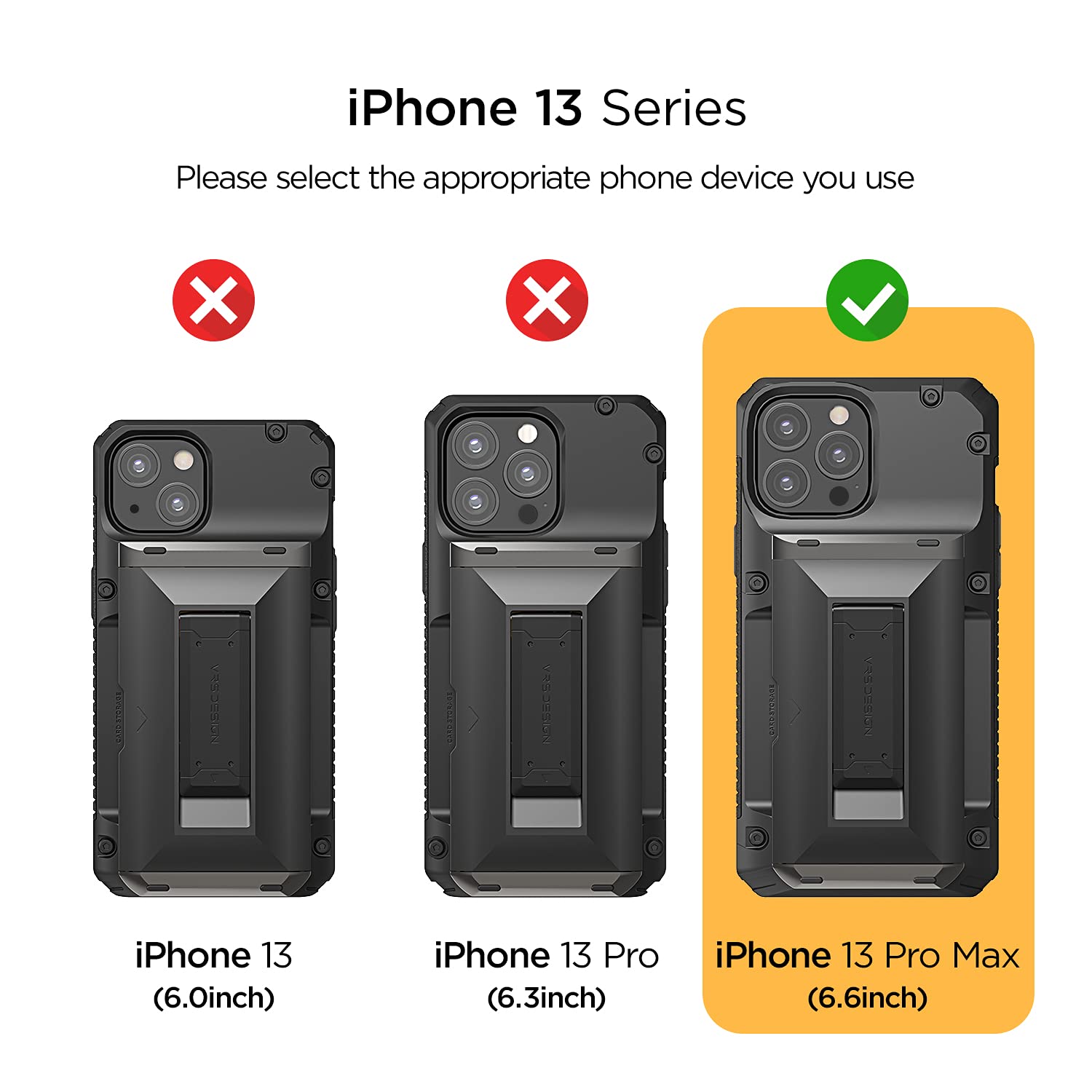 Foto 8 pulgar | Funda Para Teléfono Vrs Design Damda Glide Hybrid Iphone 13 Pro Max - Venta Internacional.
