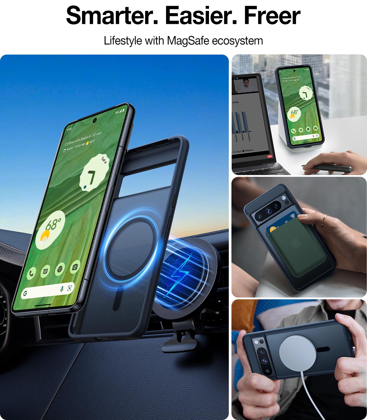 Foto 5 pulgar | Funda De Teléfono Torras Magnetic Guardian Para Google Pixel 8 Pro - Venta Internacional.