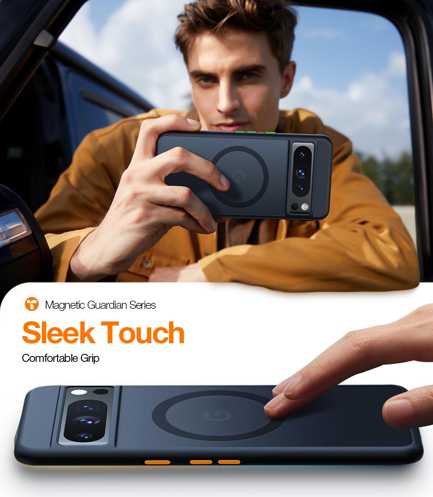 Foto 7 pulgar | Funda De Teléfono Torras Magnetic Guardian Para Google Pixel 8 Pro - Venta Internacional.