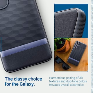 Foto 3 | Funda Para Teléfono Caseology Parallax Para Samsung Galaxy S24, Color Azul Marino - Venta Internacional.