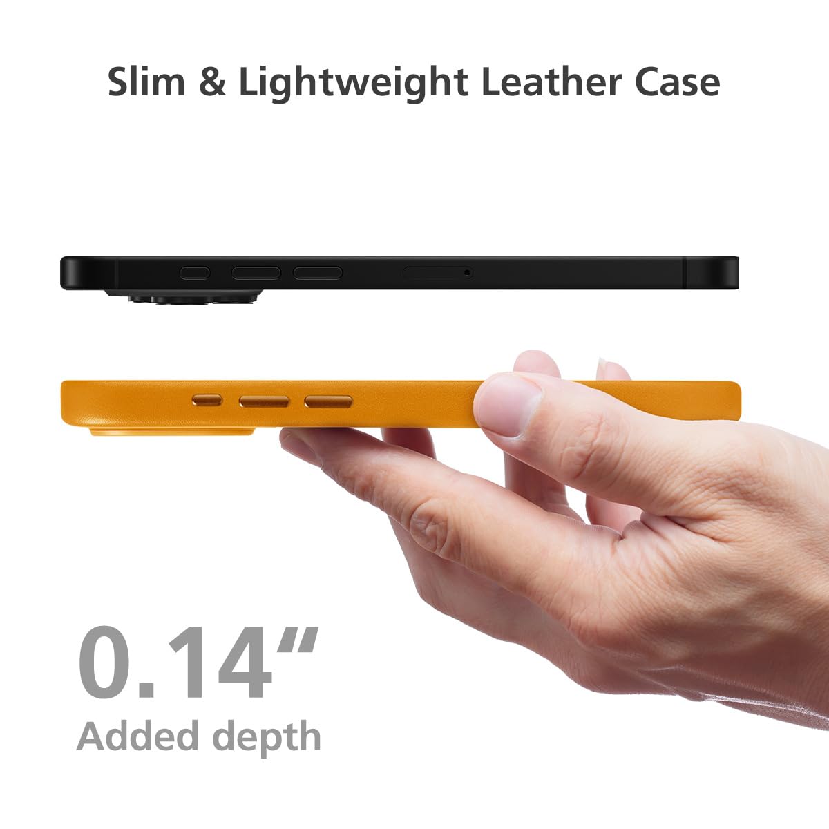 Foto 7 pulgar | Funda De Piel Magnética Compatible Con Iphone 16 Pro Max - Venta Internacional.