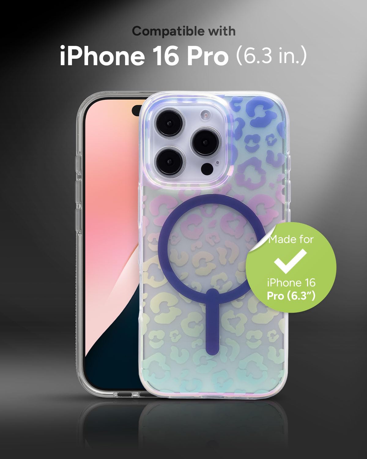 Foto 3 pulgar | Funda De Teléfono Zagg Milan Snap Para Iphone 16 Pro Que Cambia De Color - Venta Internacional.
