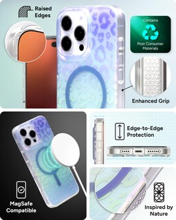 Foto 5 | Funda De Teléfono Zagg Milan Snap Para Iphone 16 Pro Que Cambia De Color - Venta Internacional.