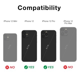 Foto 2 | Funda Raptic Shield Para Iphone 12 Y 12 Pro De 6.1 Pulgadas Negra - Venta Internacional.