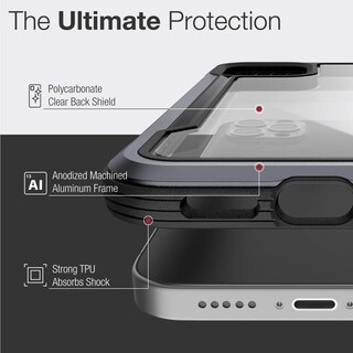 Foto 4 | Funda Raptic Shield Para Iphone 12 Y 12 Pro De 6.1 Pulgadas Negra - Venta Internacional.