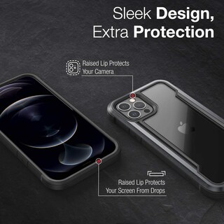 Foto 5 | Funda Raptic Shield Para Iphone 12 Y 12 Pro De 6.1 Pulgadas Negra - Venta Internacional.