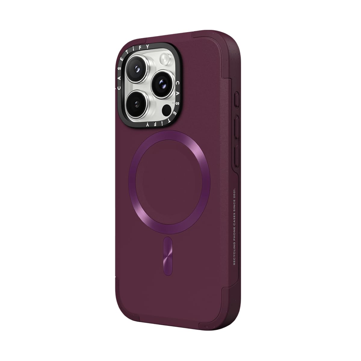 Foto 3 pulgar | Funda De Teléfono Casetify Force Para Iphone 16 Pro Max Mulberry - Venta Internacional.