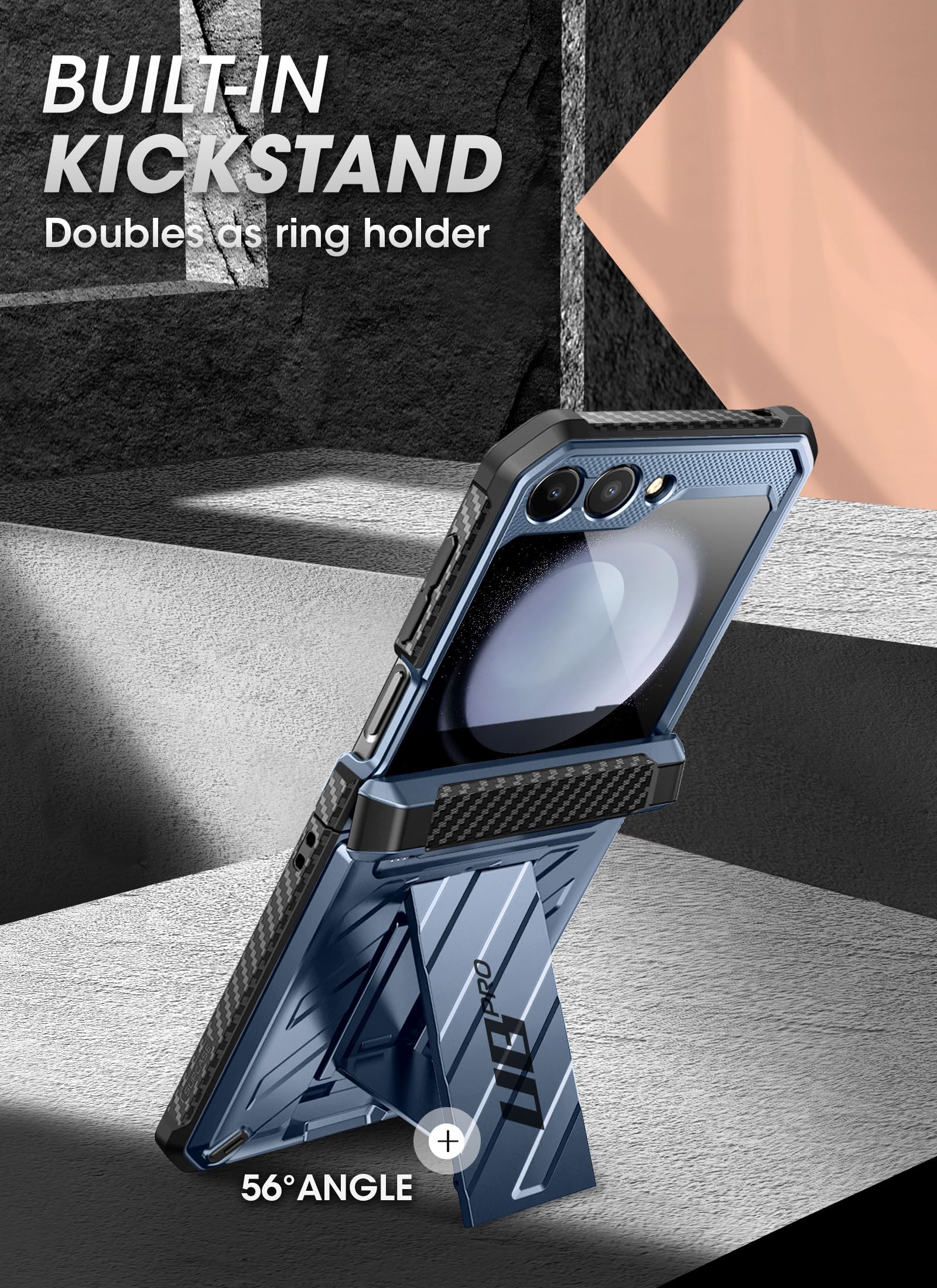 Foto 8 pulgar | Funda Supcase Unicorn Beetle Pro Para Samsung Galaxy Z Flip 5 5g - Venta Internacional.