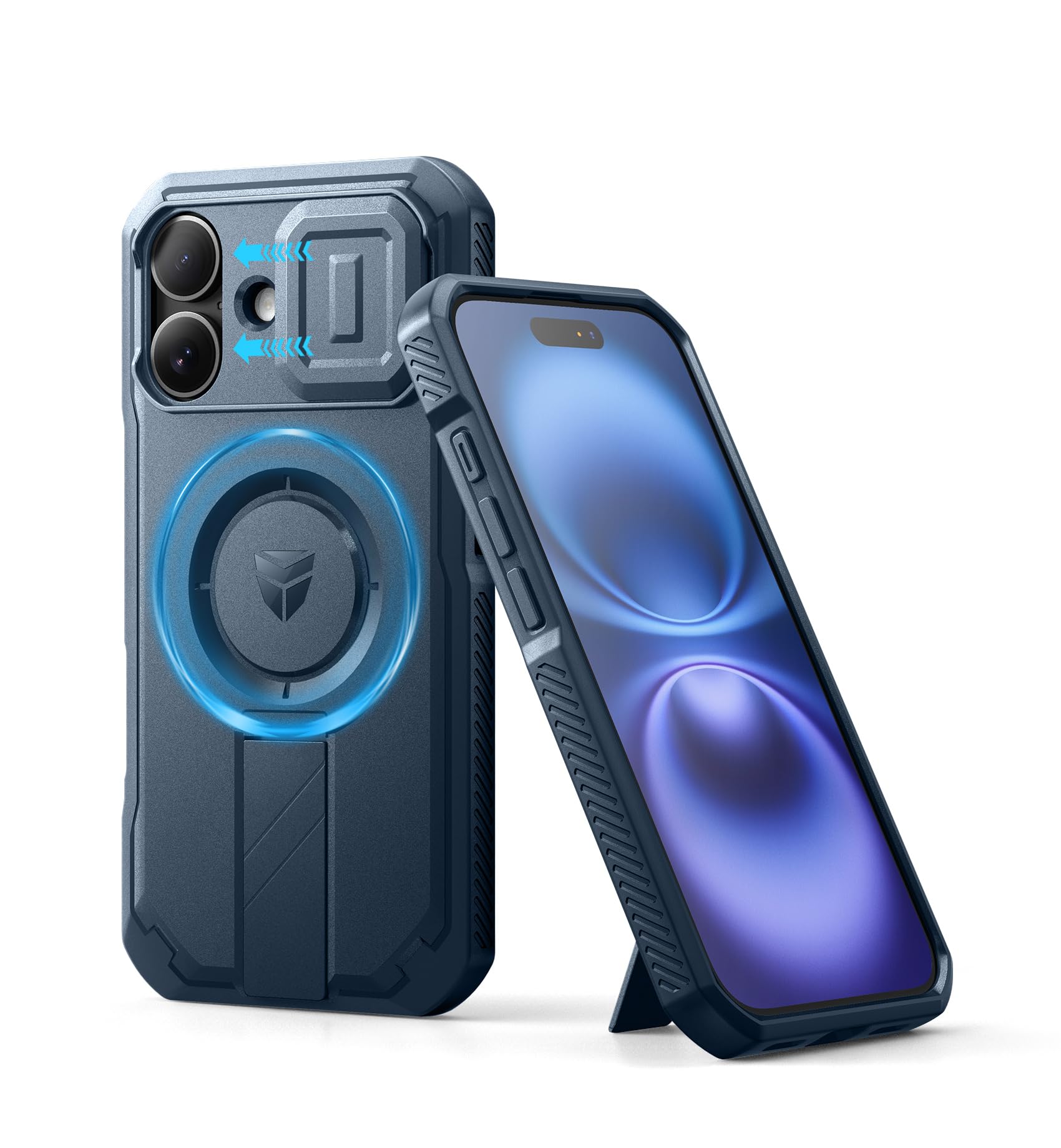 Funda Dexnor Para Iphone 16 Con Cámara Deslizante Y Soporte - Venta Internacional.