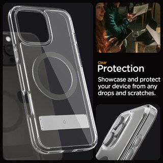 Foto 6 | Funda Spigen Ultra Hybrid S Magfit Para Iphone 16 Pro Con Soporte - Venta Internacional.