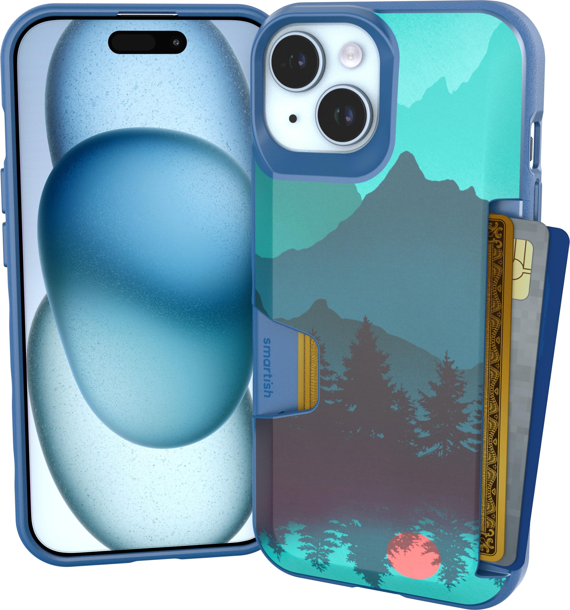 Foto 2 pulgar | Funda Tipo Cartera Smartish Wallet Slayer Vol. 1 Para Iphone 15 - Venta Internacional.