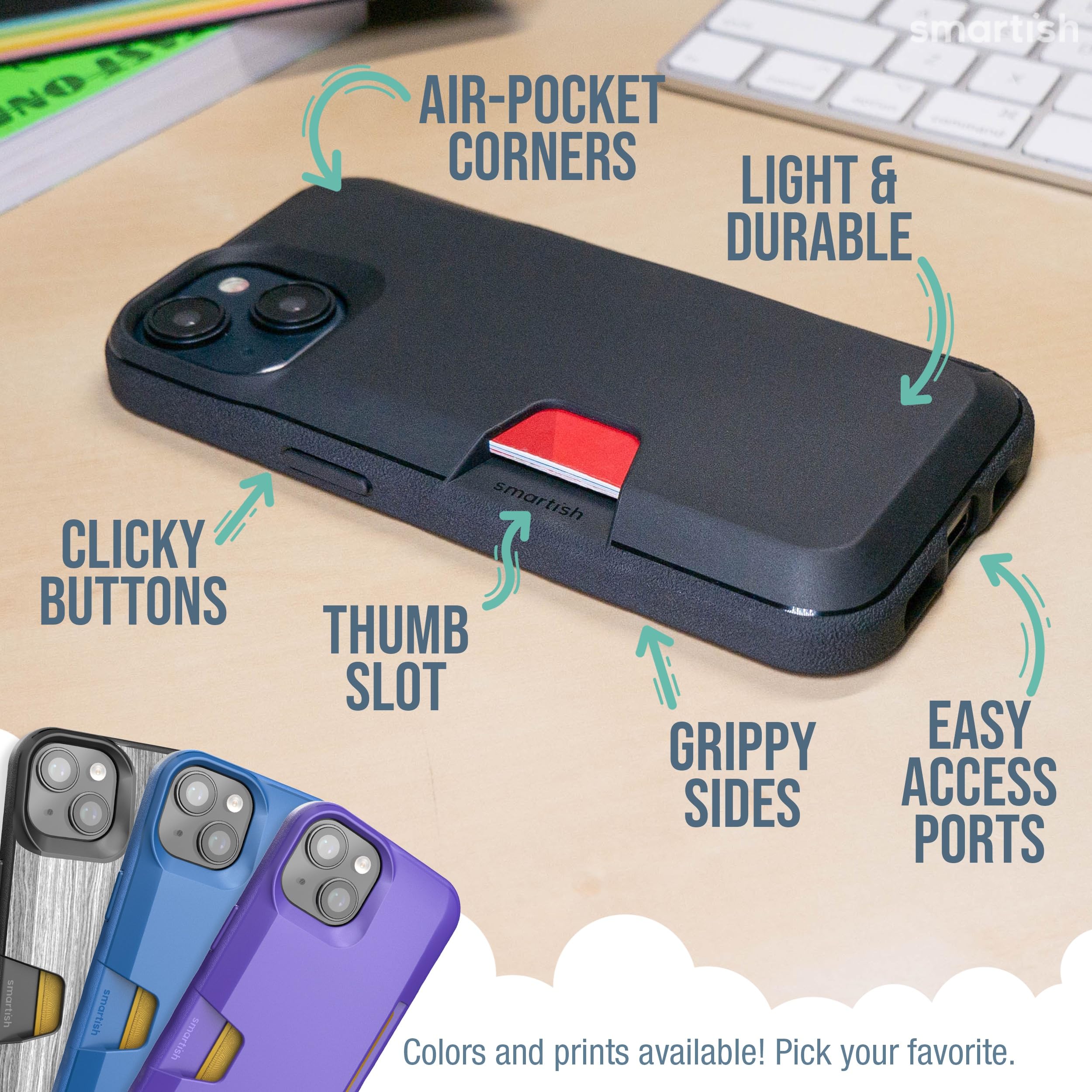 Foto 7 pulgar | Funda Tipo Cartera Smartish Wallet Slayer Vol. 1 Para Iphone 15 - Venta Internacional.