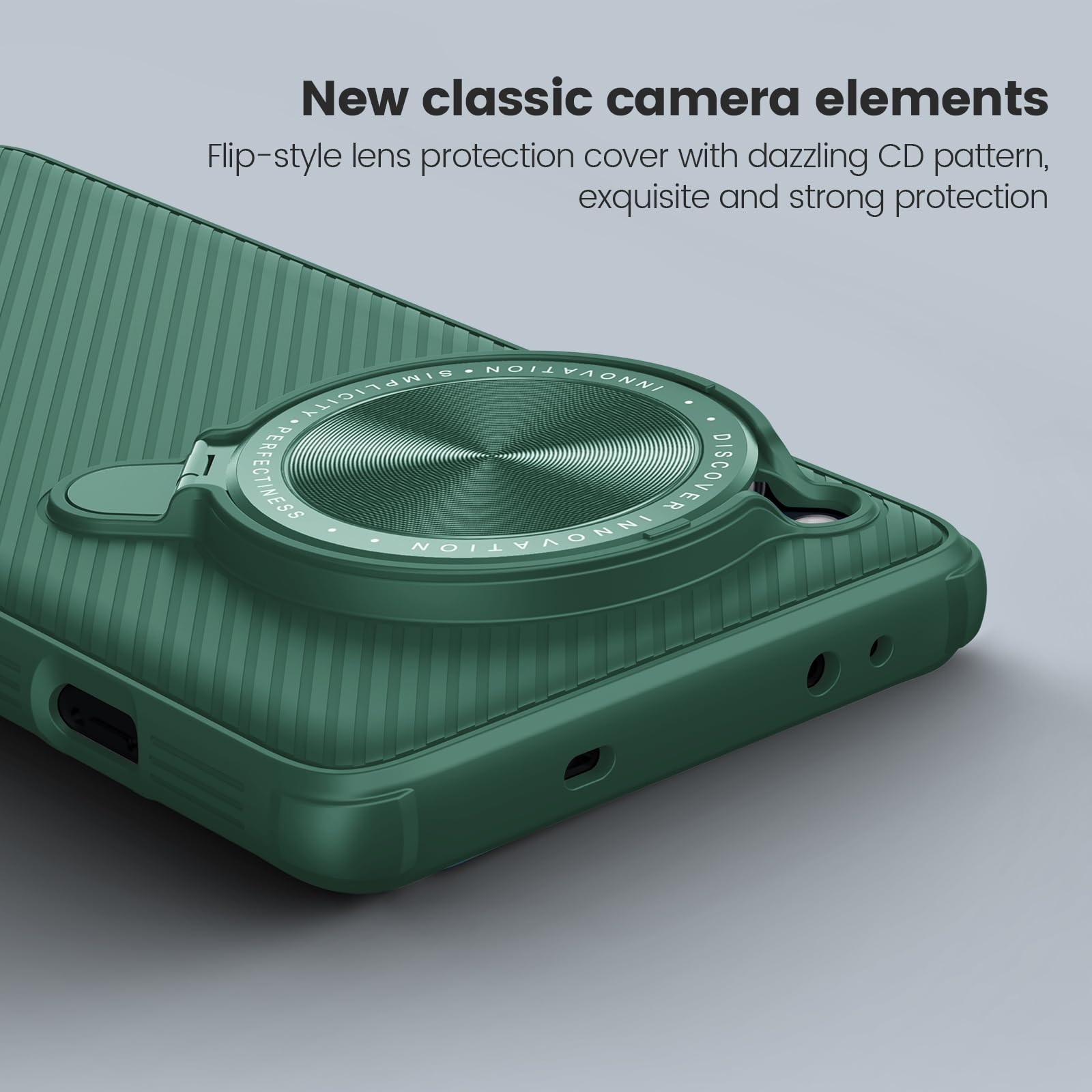 Foto 3 | Case Nillkin - Soporte Magnético Y De Cámara Para Oneplus 12, Color Verde - Venta Internacional.