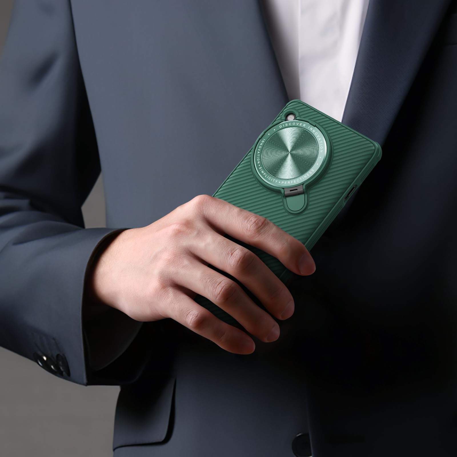 Foto 6 | Case Nillkin - Soporte Magnético Y De Cámara Para Oneplus 12, Color Verde - Venta Internacional.