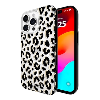 Foto 1 | Funda De Teléfono Kate Spade New York City Leopard Black Para Iphone 15 Pro Max - Venta Internacional.