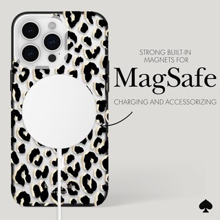 Foto 5 | Funda De Teléfono Kate Spade New York City Leopard Black Para Iphone 15 Pro Max - Venta Internacional.