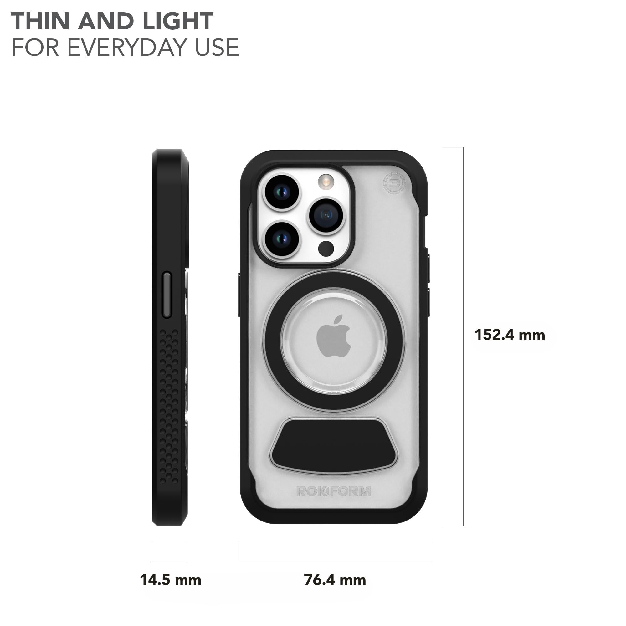 Foto 8 pulgar | Funda De Teléfono Rokform Eagle 3 Series Para Iphone 15 Pro Clear - Venta Internacional.