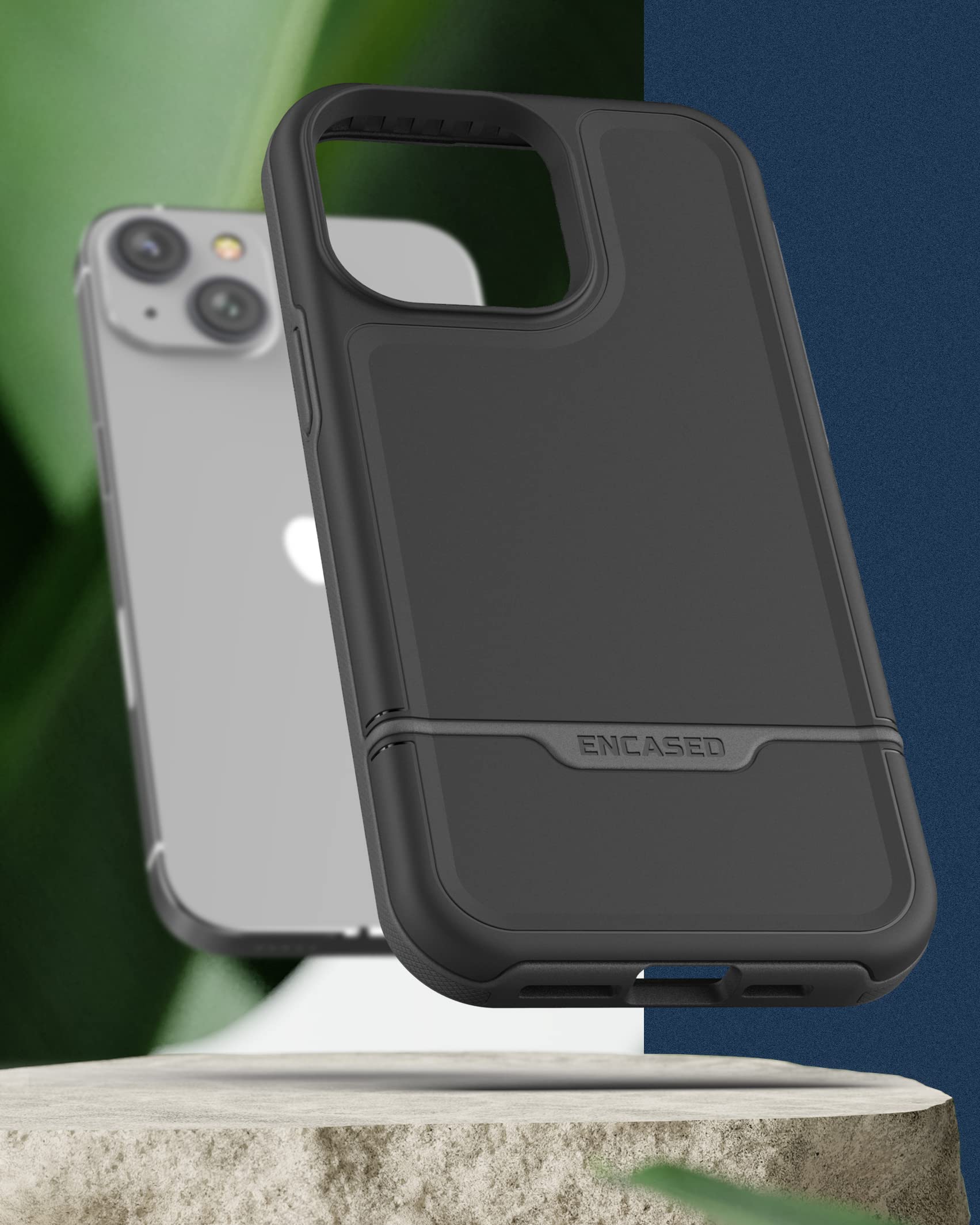 Foto 4 | Funda Para Teléfono Iphone 14 Rebel Con Clip Para Cinturón Negra - Venta Internacional.