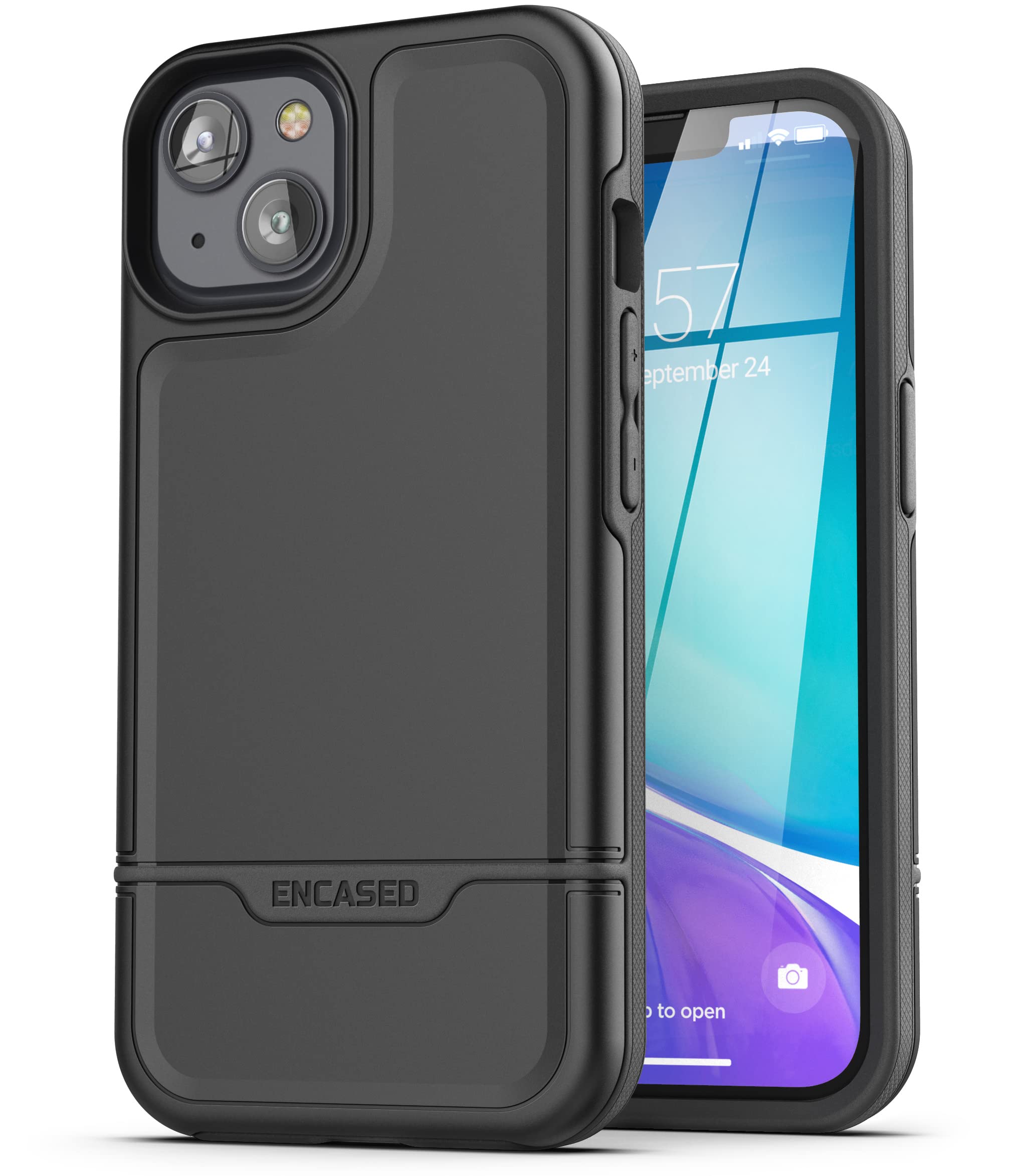 Foto 6 | Funda Para Teléfono Iphone 14 Rebel Con Clip Para Cinturón Negra - Venta Internacional.