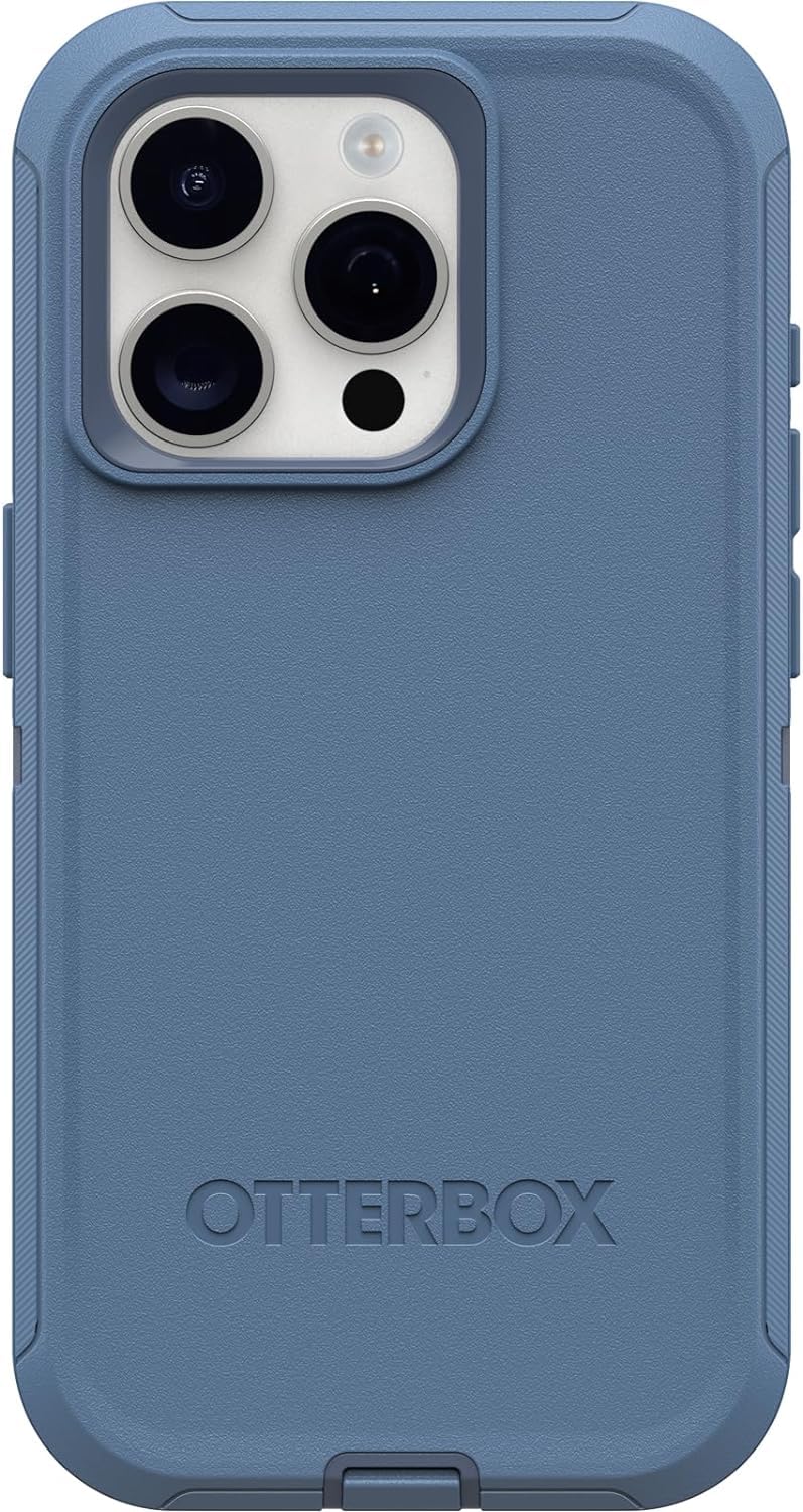 Foto 3 | Funda Otterbox Defender Series Para Iphone 15 Pro, Color Azul Claro - Venta Internacional.