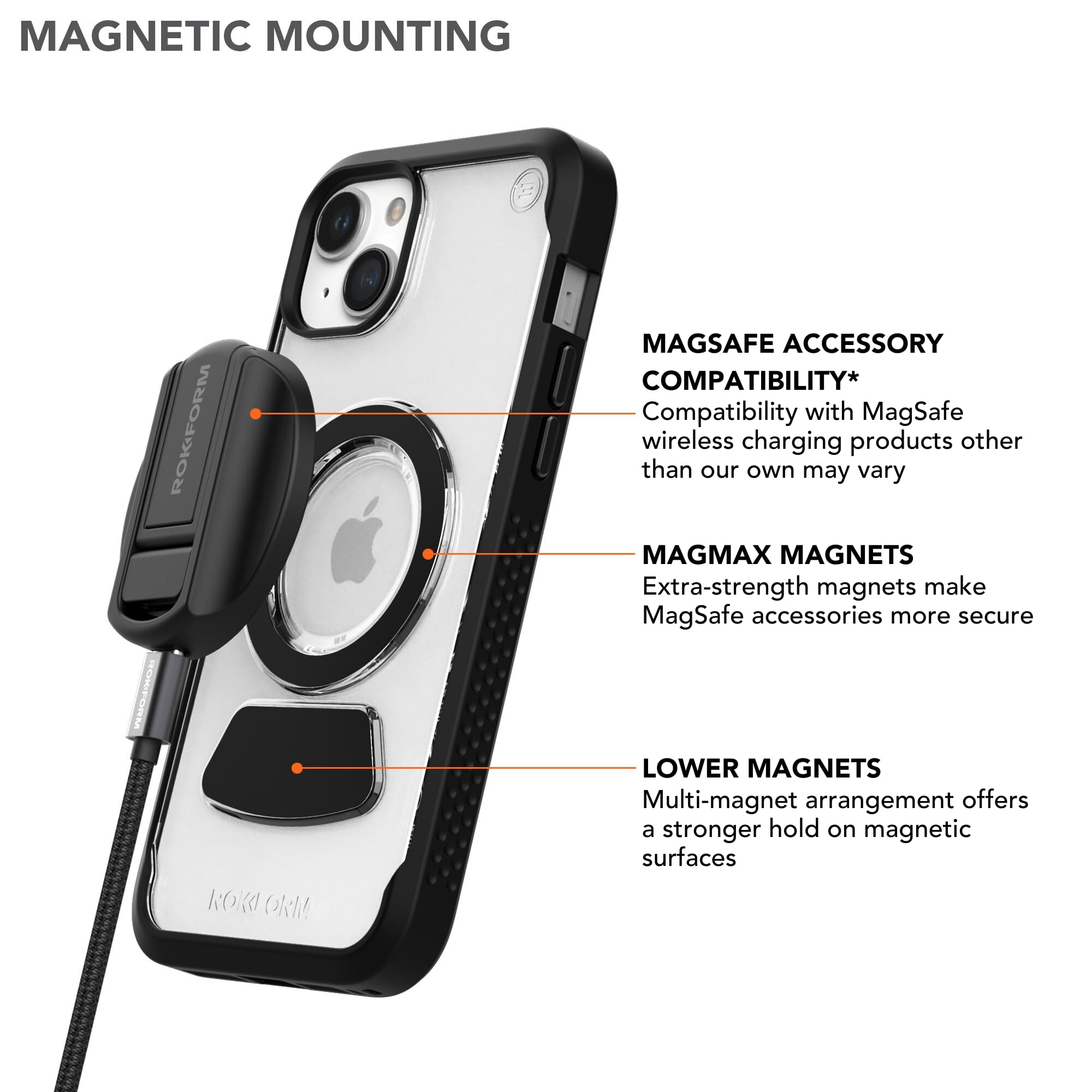 Foto 4 pulgar | Funda De Teléfono Rokform Eagle 3 Series Para Iphone 15 Plus, Transparente - Venta Internacional.