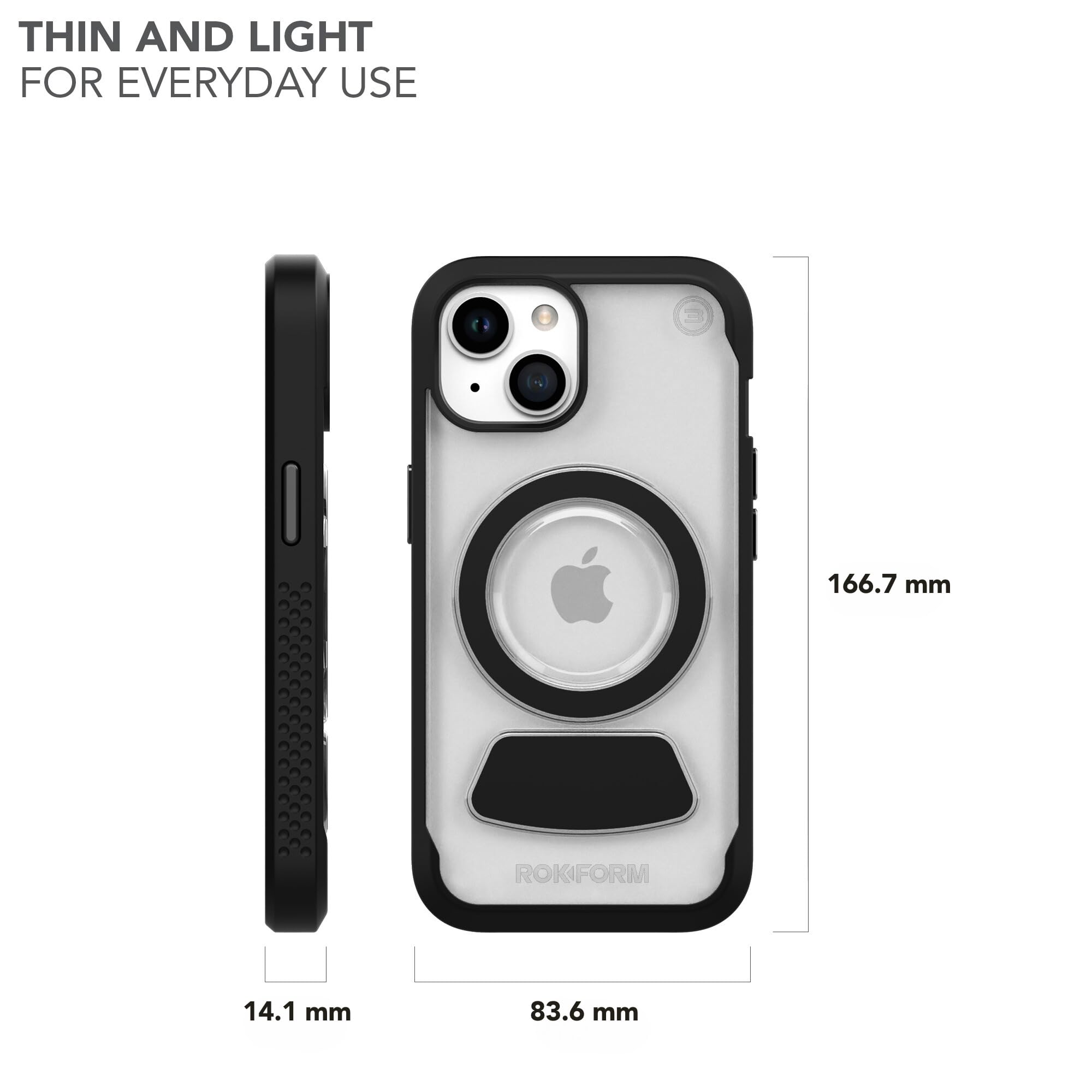Foto 6 pulgar | Funda De Teléfono Rokform Eagle 3 Series Para Iphone 15 Plus, Transparente - Venta Internacional.