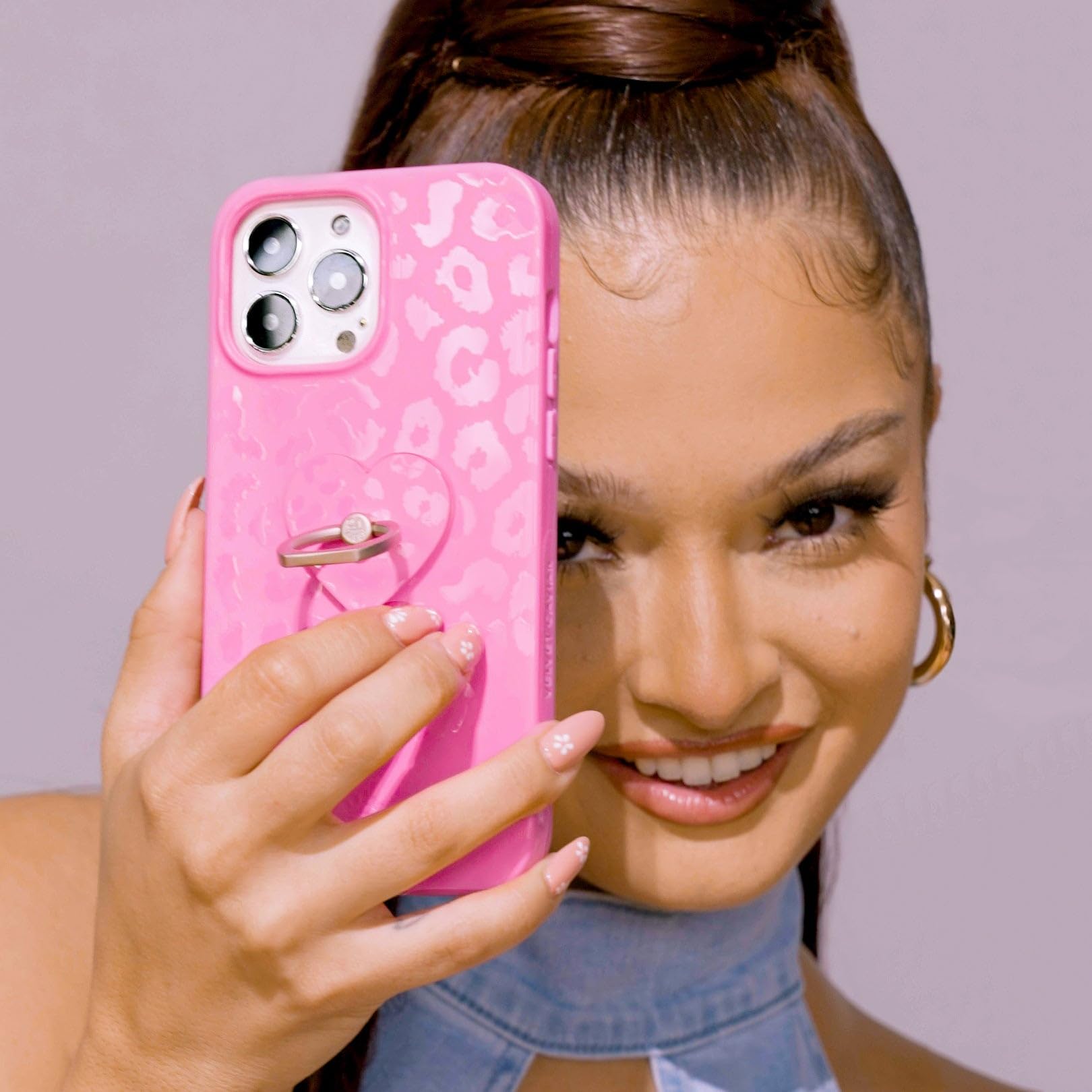 Foto 3 pulgar | Funda De Teléfono Velvet Caviar Para Iphone 16 Pro Max Pink Leopard - Venta Internacional.