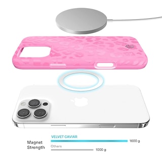 Foto 3 | Funda De Teléfono Velvet Caviar Para Iphone 16 Pro Max Pink Leopard - Venta Internacional.