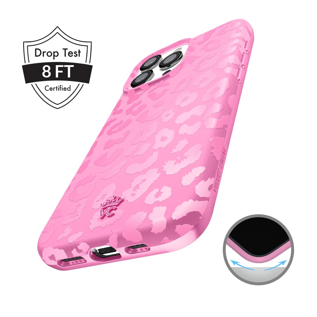 Foto 6 pulgar | Funda De Teléfono Velvet Caviar Para Iphone 16 Pro Max Pink Leopard - Venta Internacional.