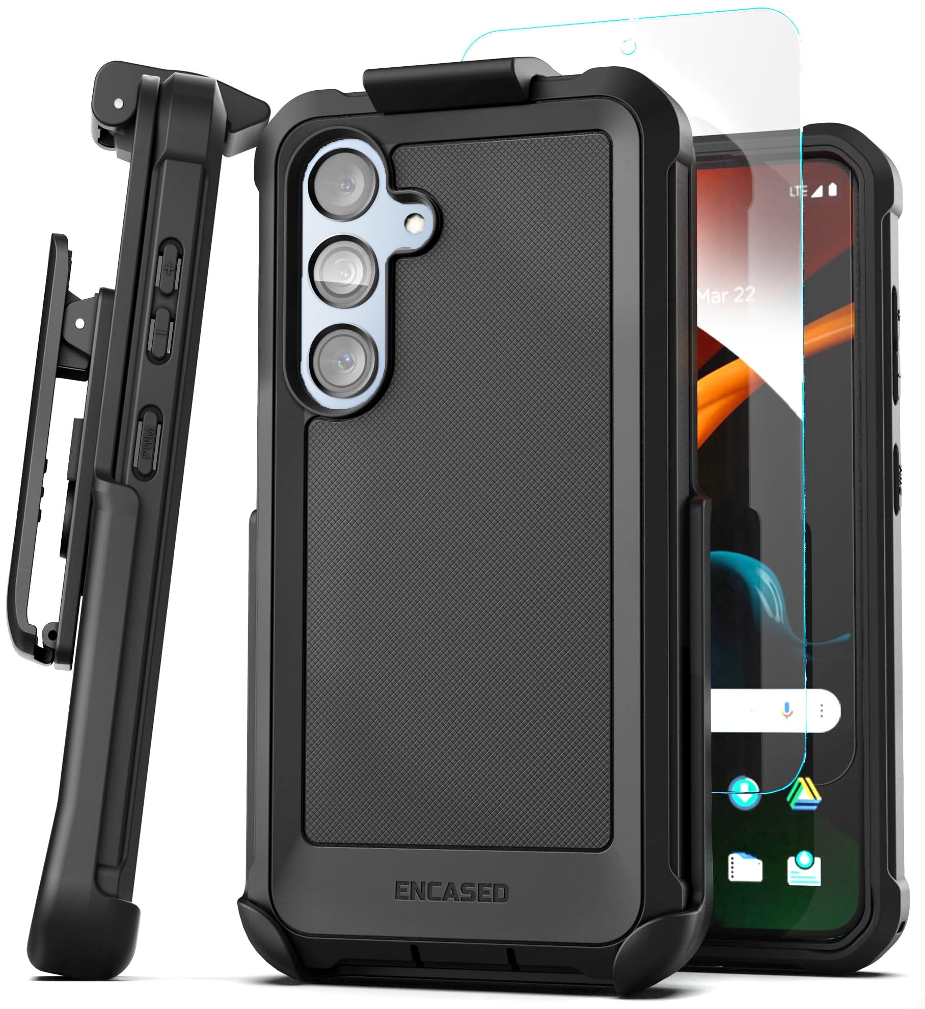 Funda Resistente Con Cinturón Para Samsung Galaxy S24 Plus Con Cristal - Venta Internacional.