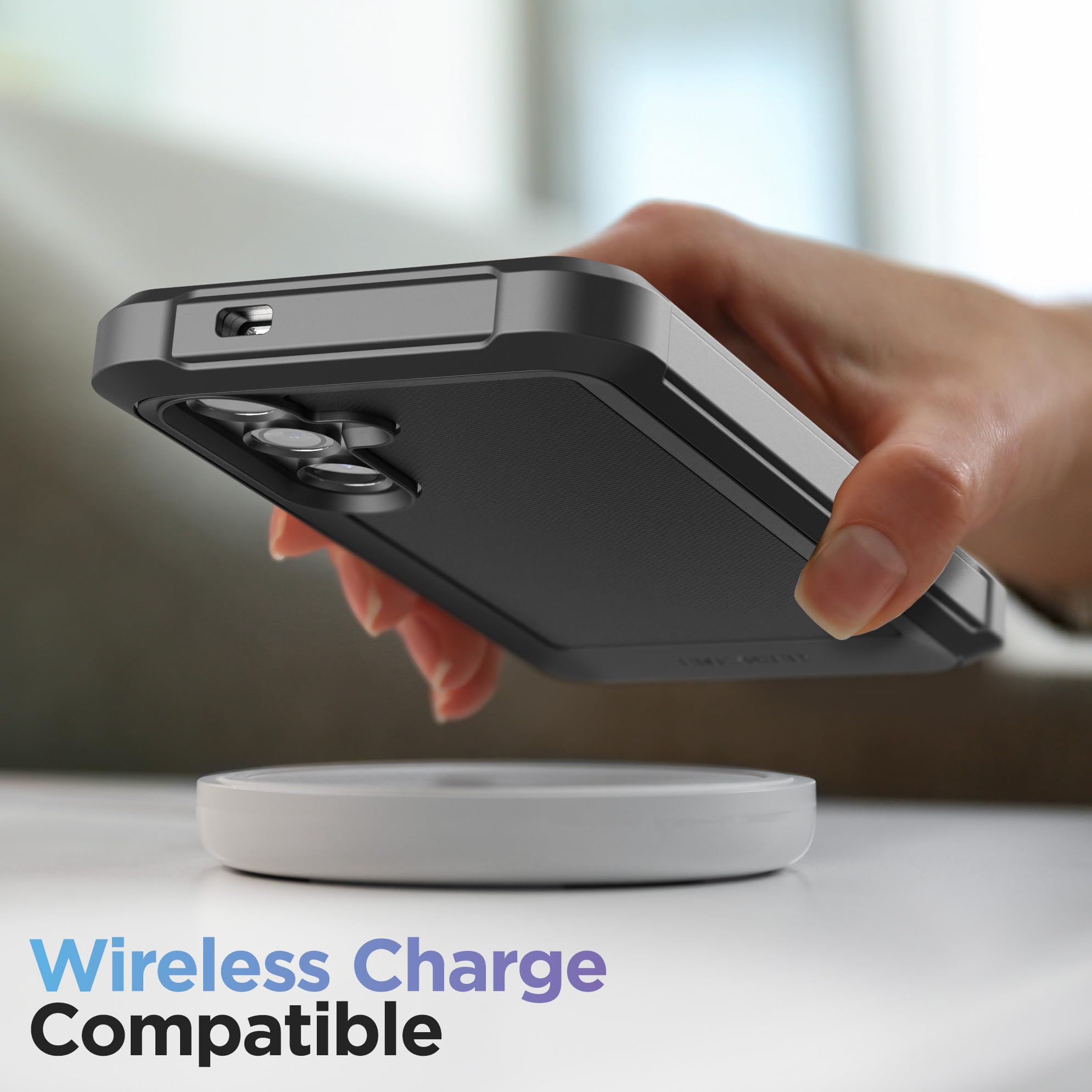 Foto 5 | Funda Resistente Con Cinturón Para Samsung Galaxy S24 Plus Con Cristal - Venta Internacional.