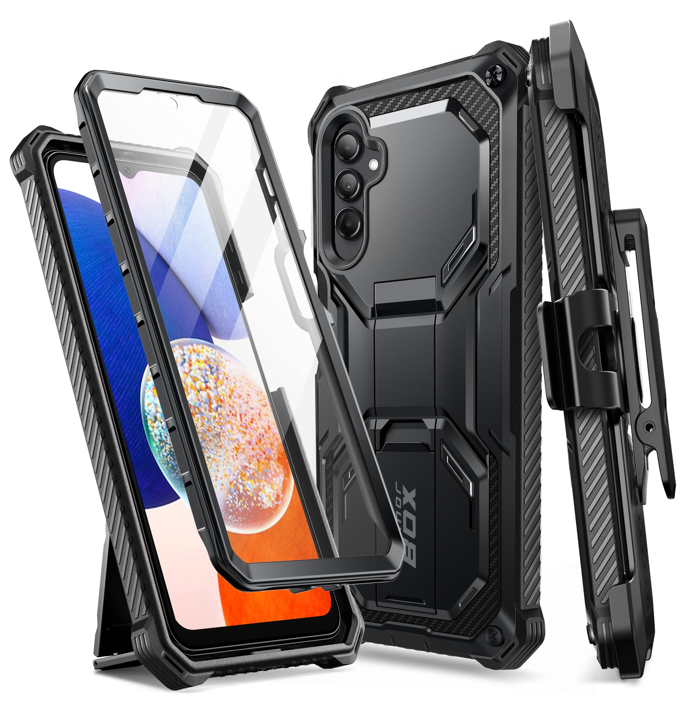 Foto 2 pulgar | Funda De Teléfono I-blason Armorbox Para Samsung Galaxy A14 5g Negra - Venta Internacional.