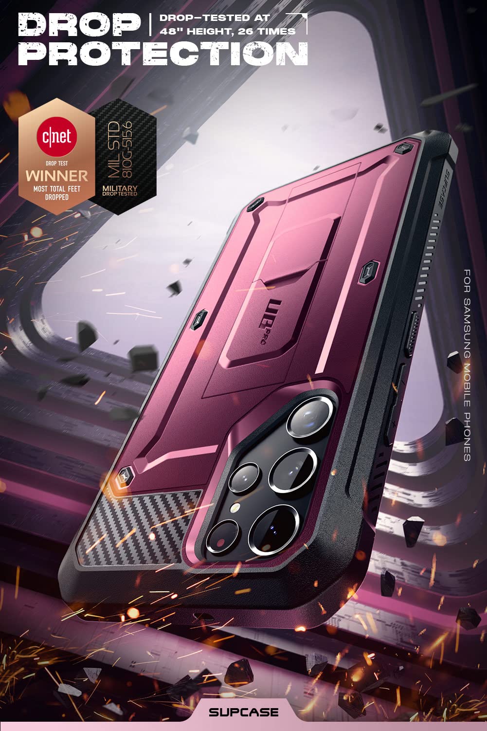 Foto 3 | Funda Supcase Unicorn Beetle Pro Para Samsung Galaxy S22 Ultra 5g - Venta Internacional.