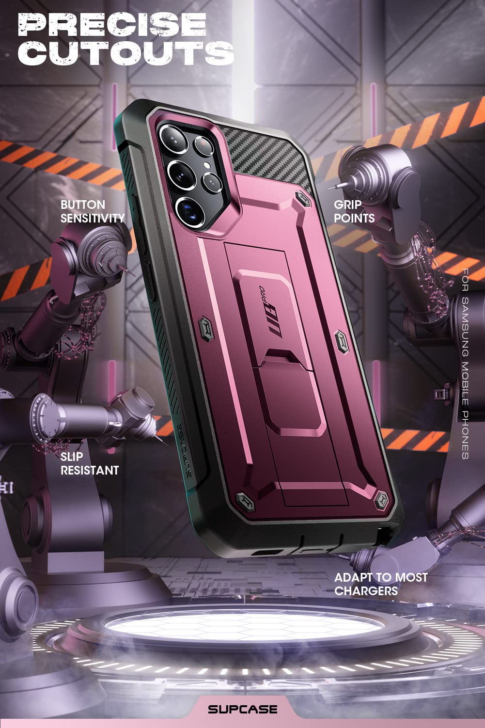 Foto 7 pulgar | Funda Supcase Unicorn Beetle Pro Para Samsung Galaxy S22 Ultra 5g - Venta Internacional.