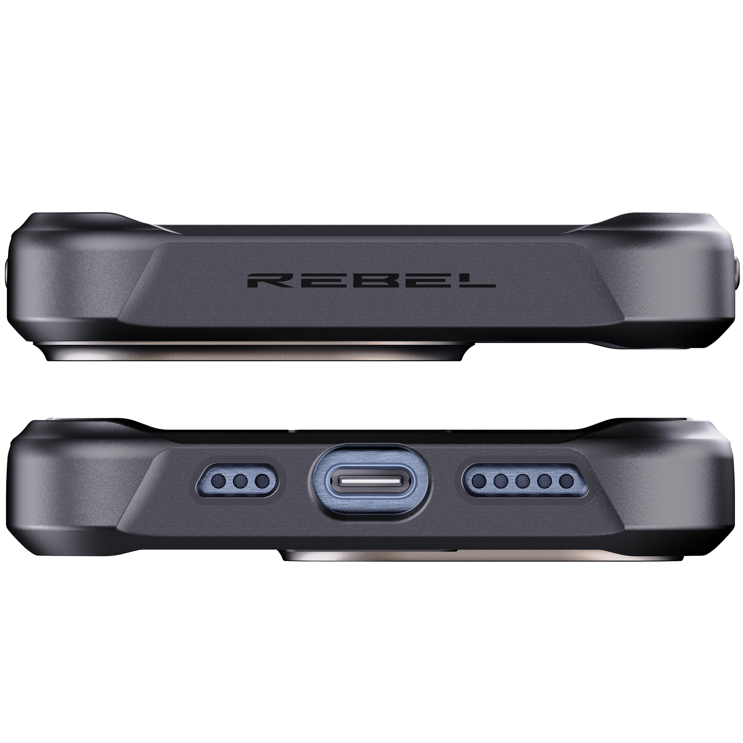 Foto 7 | Funda Rebel Para Iphone 15 Pro Gen 5 De Fibra De Aramida Negra De 6.1 Pulgadas - Venta Internacional.
