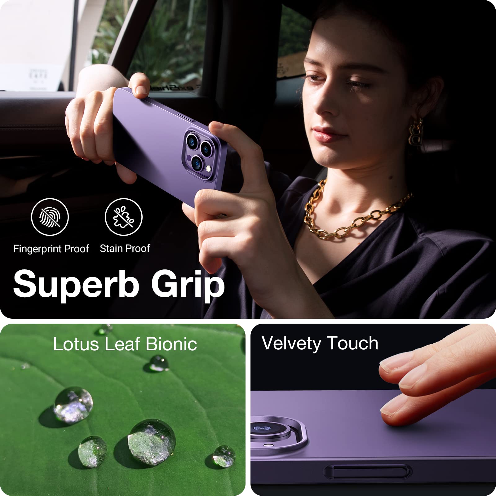 Foto 5 | Funda De Teléfono Torras Slim A Prueba De Golpes Para Iphone 14 Pro Max - Venta Internacional.