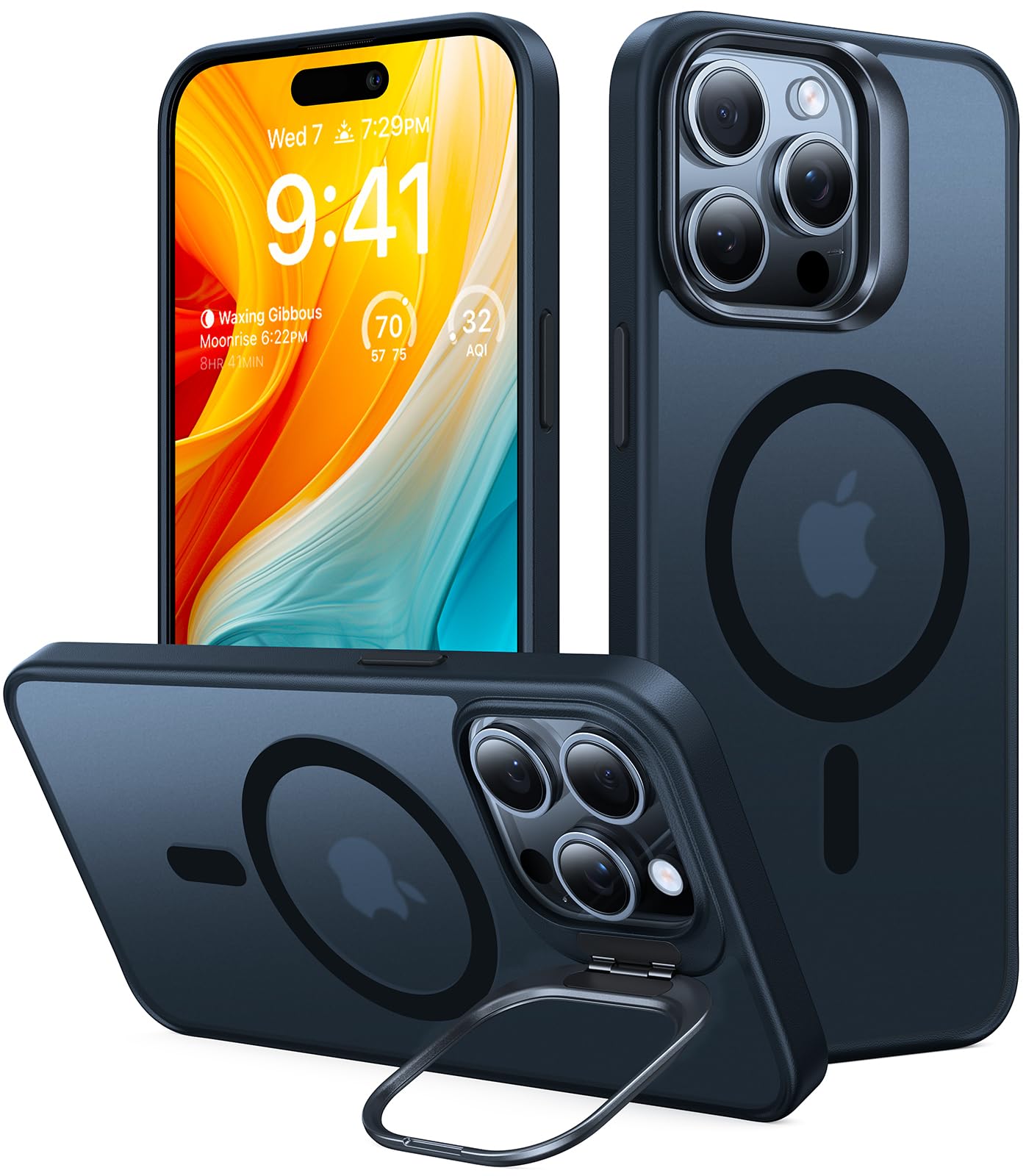 Foto 1 | Funda De Teléfono Torras Para Iphone 15 Pro Max Con Magsafe Frost Black - Venta Internacional.