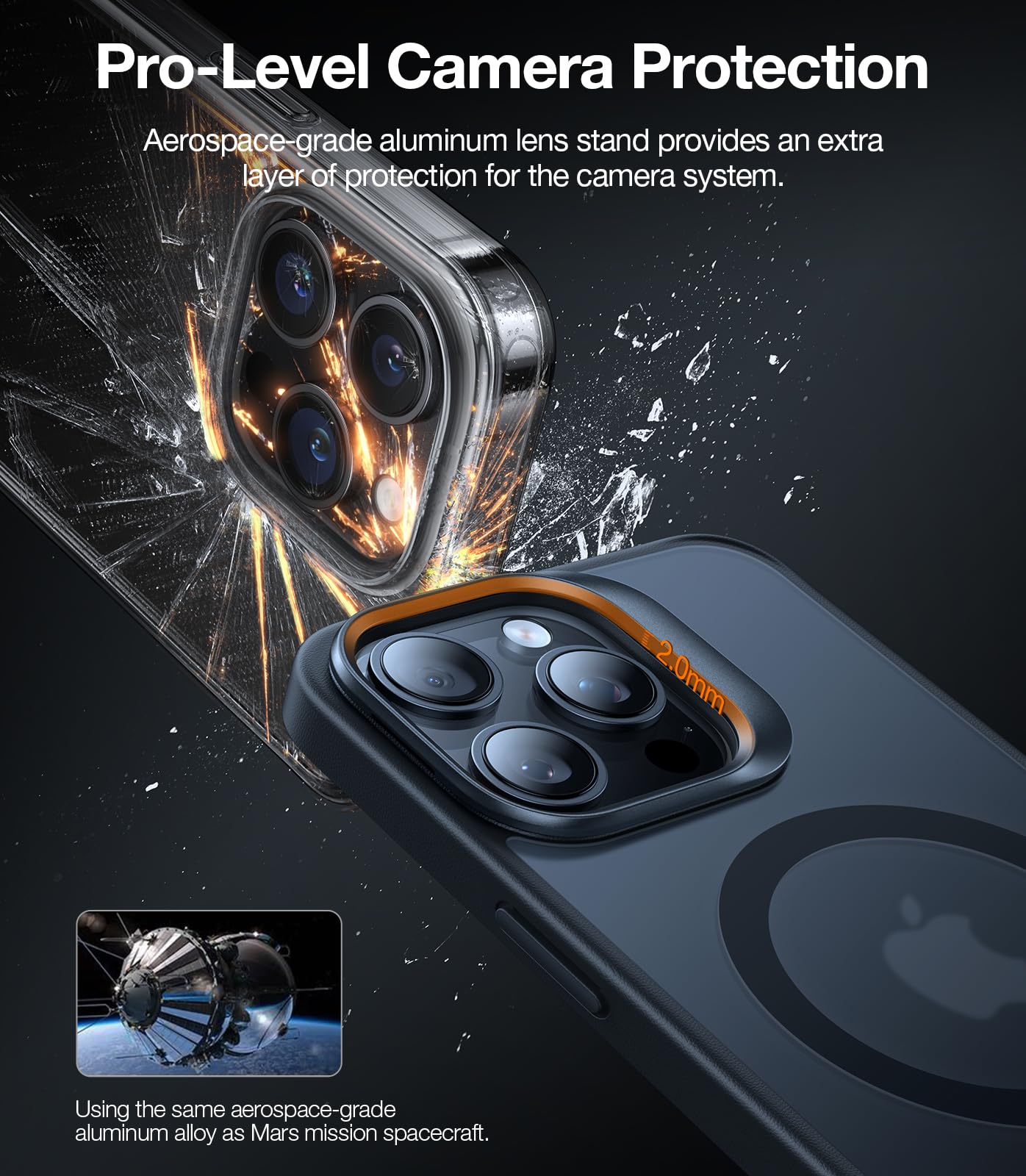 Foto 7 pulgar | Funda De Teléfono Torras Para Iphone 15 Pro Max Con Magsafe Frost Black - Venta Internacional.