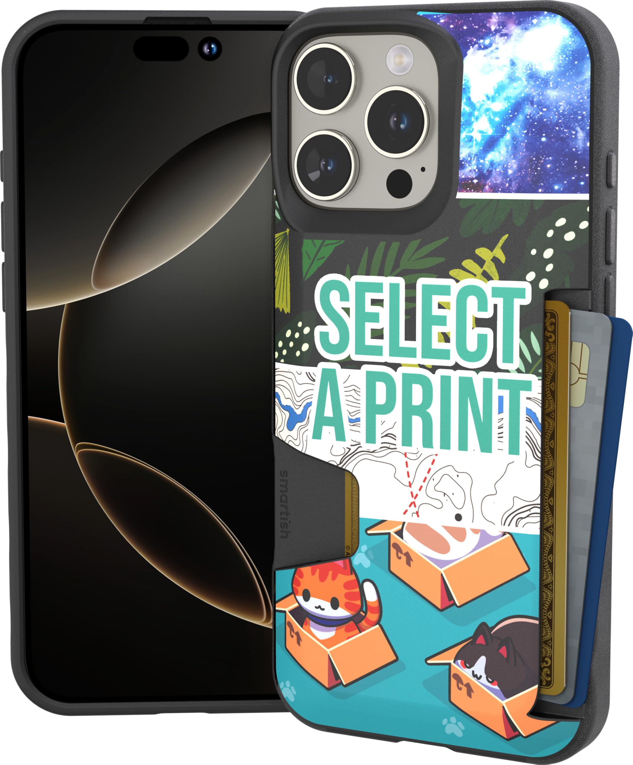 Foto 2 pulgar | Funda Tipo Cartera Smartish  Para Iphone 16 Pro Max Wallet Slayer, Vol. 1 - Venta Internacional.