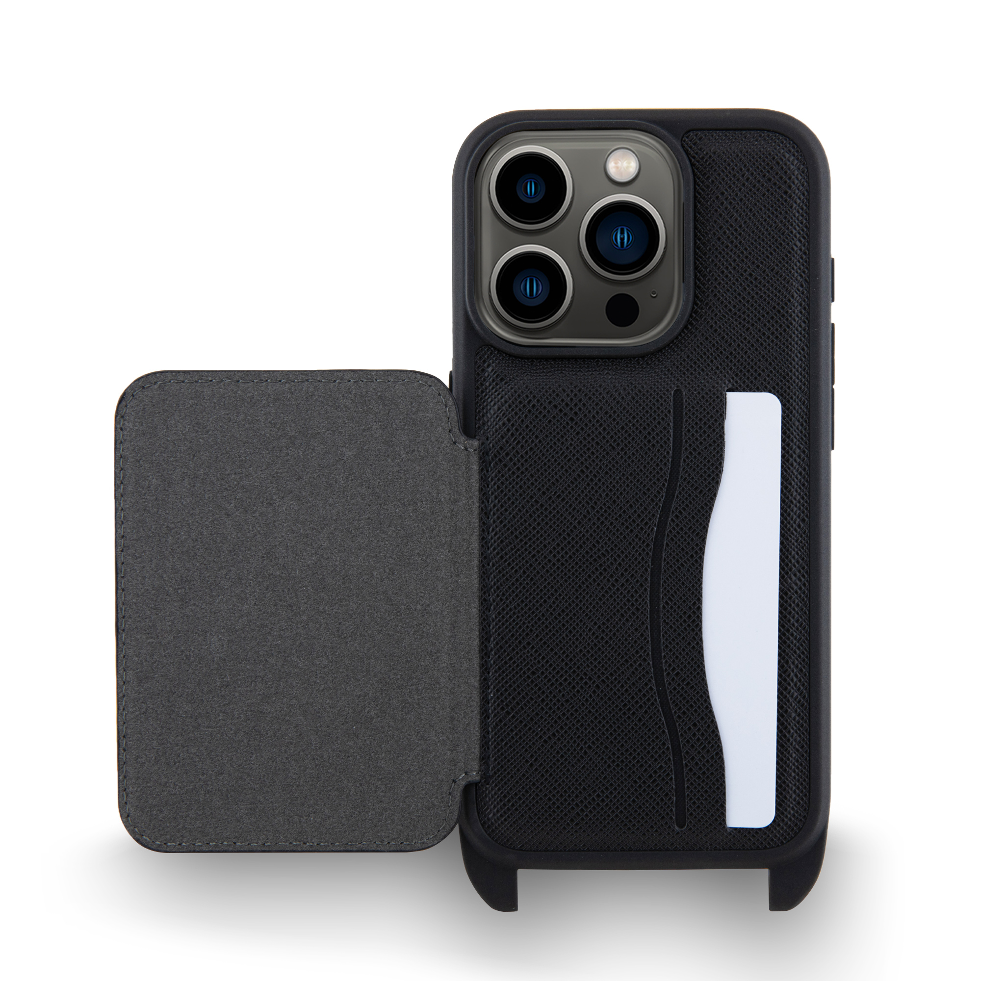 Foto 6 pulgar | Funda Karl Crossbody Tarjetero K&c Para Iphone 15 Pro - Negro