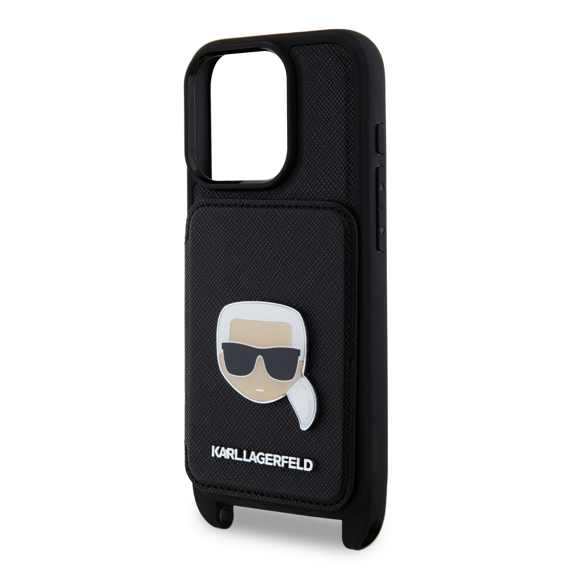 Foto 9 pulgar | Funda Karl Crossbody Tarjetero K&c Para Iphone 15 Pro - Negro