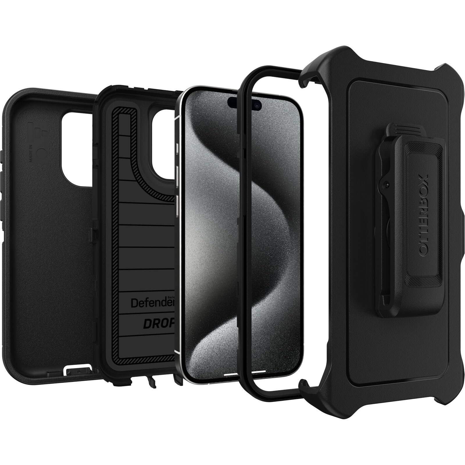 Foto 5 pulgar | Funda De Teléfono Otterbox Defender Series Pro Para Iphone 15 Pro - Venta Internacional.
