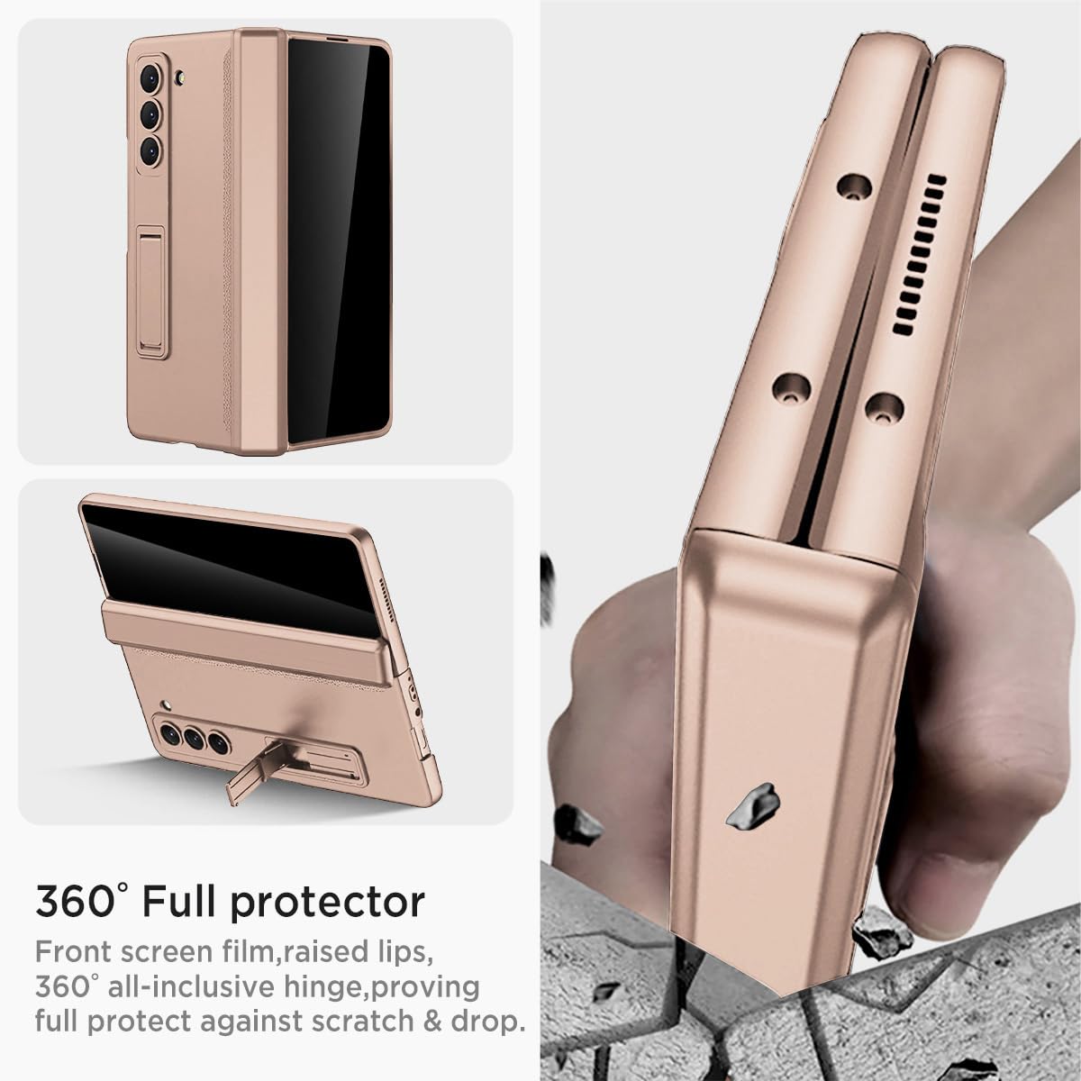 Foto 5 pulgar | Funda De Teléfono Miimall Para Samsung Galaxy Z Fold 6 Con Protector De Pantalla - Venta Internacional.
