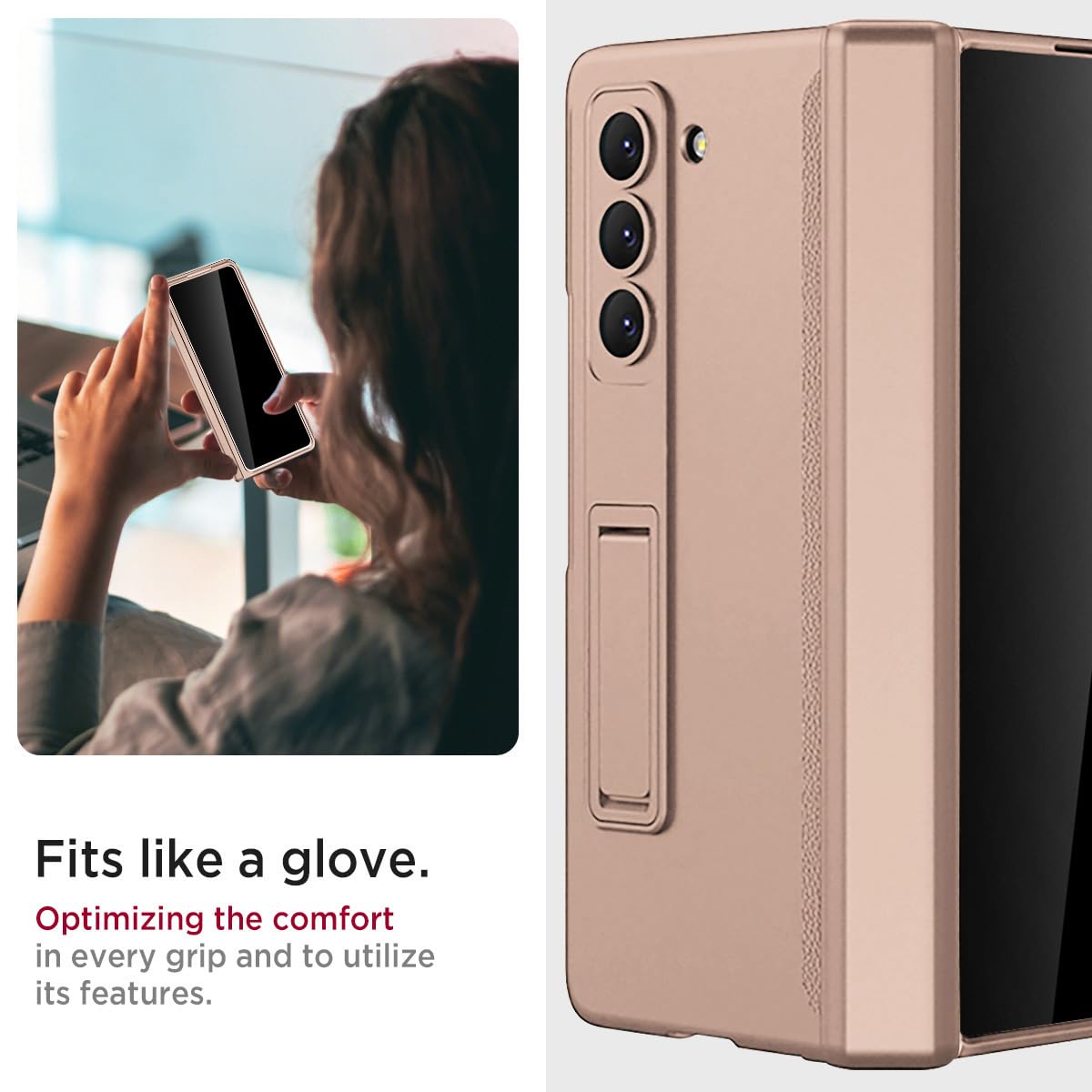 Foto 7 pulgar | Funda De Teléfono Miimall Para Samsung Galaxy Z Fold 6 Con Protector De Pantalla - Venta Internacional.