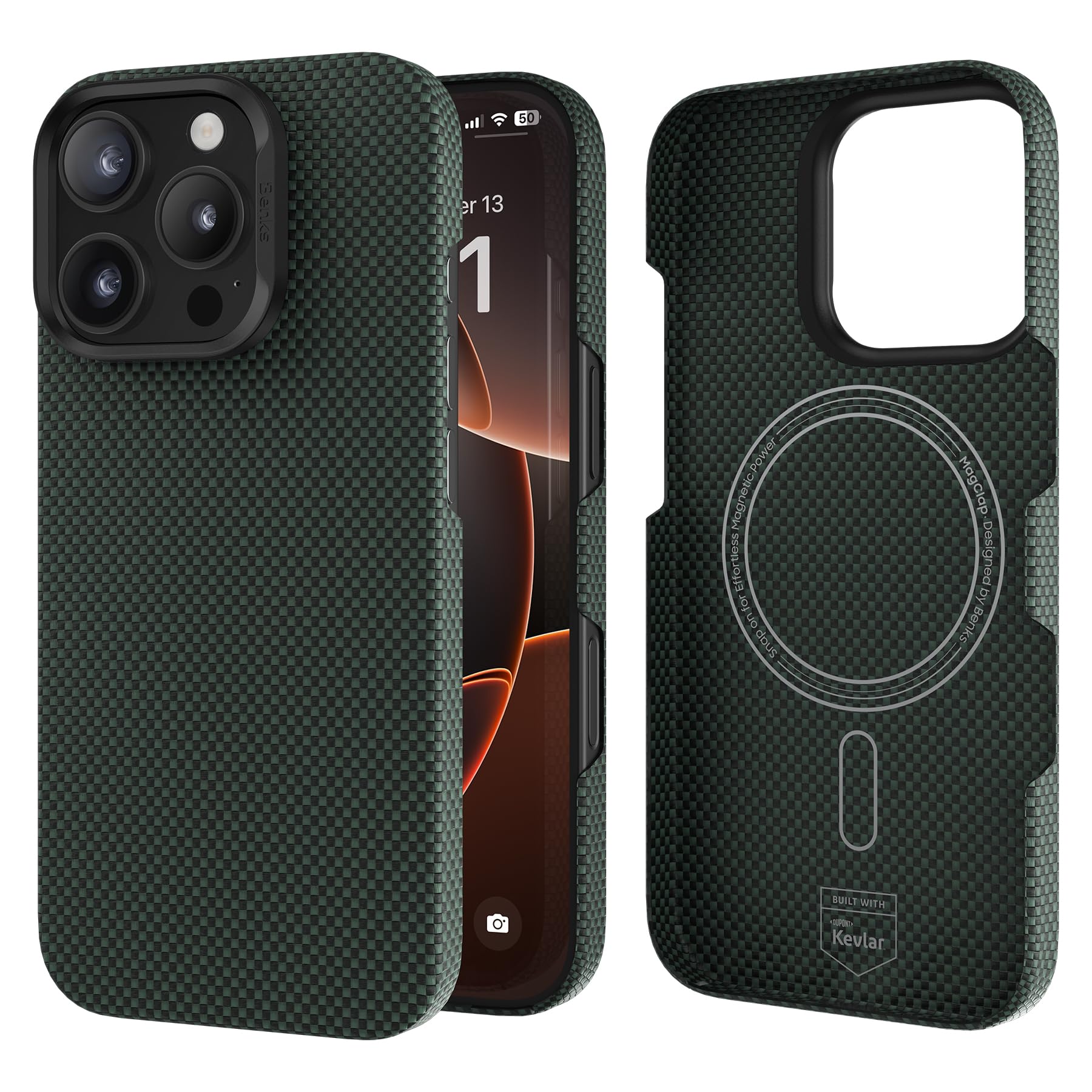 Funda Benks Para Iphone 16 Pro Max Armortint Armorair Polarlight - Venta Internacional.