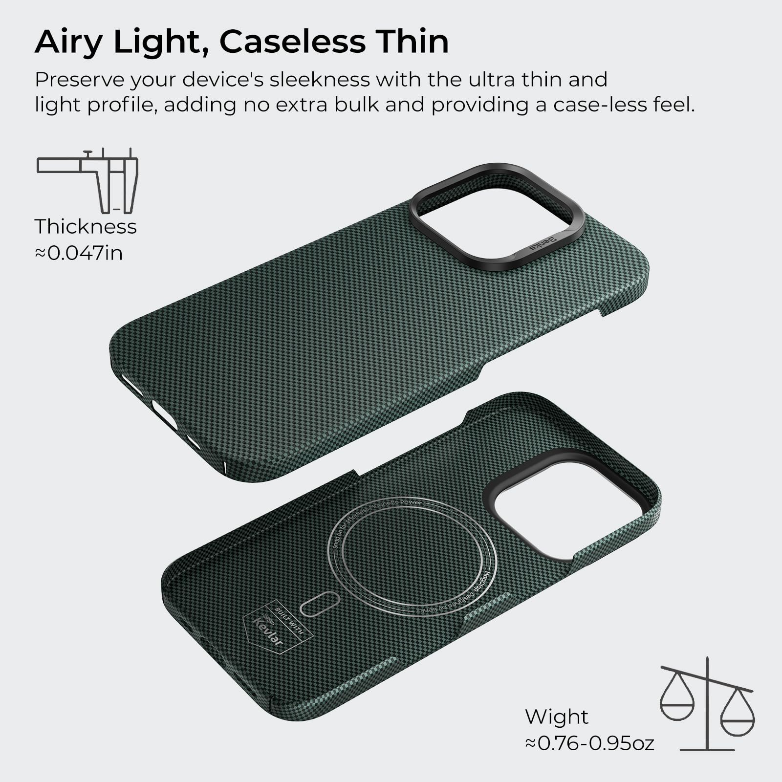 Foto 4 pulgar | Funda Benks Para Iphone 16 Pro Max Armortint Armorair Polarlight - Venta Internacional.