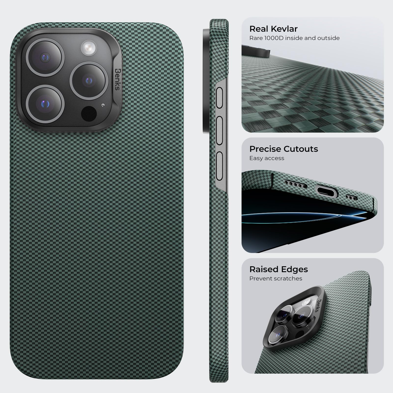 Foto 5 pulgar | Funda Benks Para Iphone 16 Pro Max Armortint Armorair Polarlight - Venta Internacional.