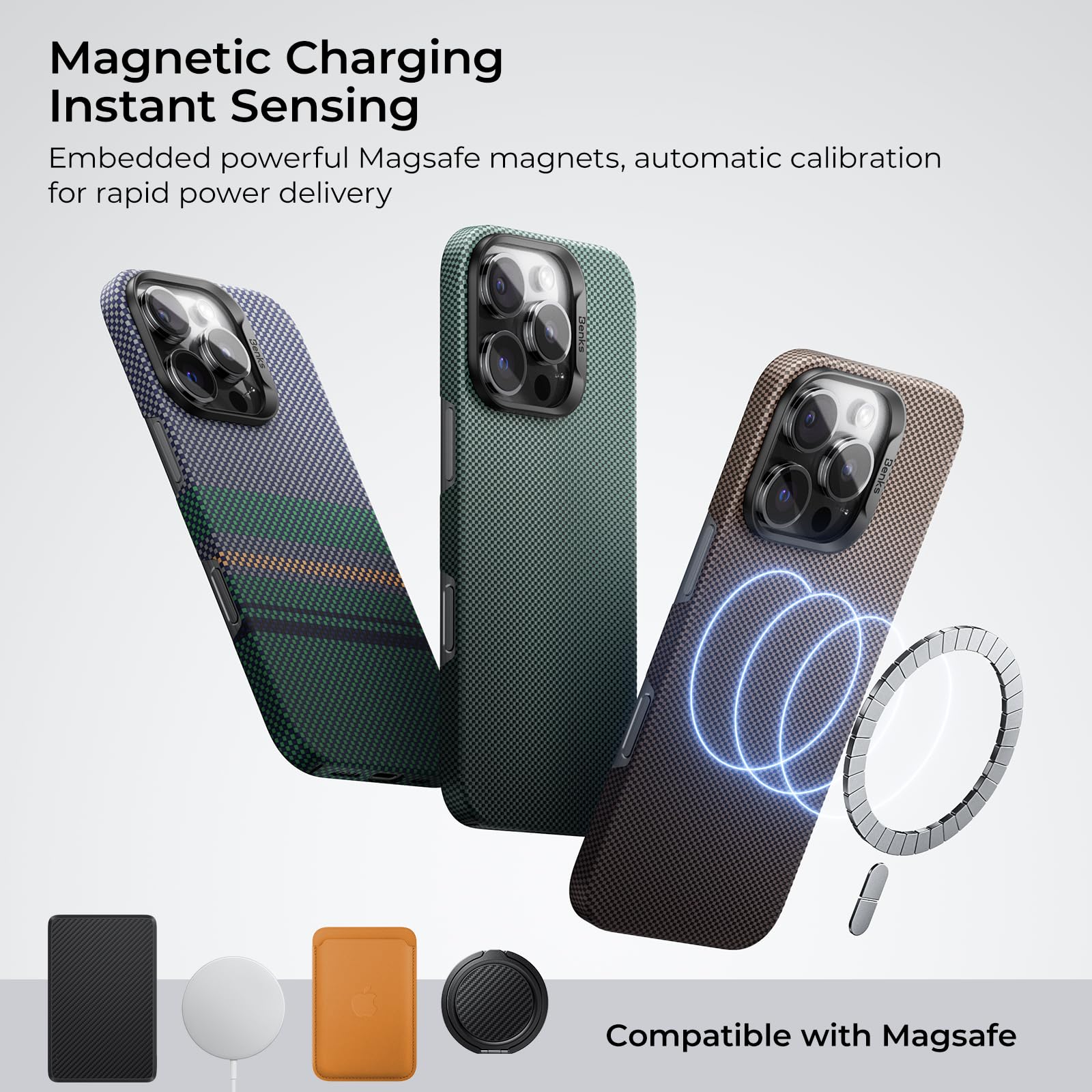 Foto 6 pulgar | Funda Benks Para Iphone 16 Pro Max Armortint Armorair Polarlight - Venta Internacional.