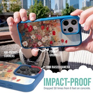 Foto 4 | Funda Smartish Para Iphone 16 Pro Magsafe, Diseño Magnético, Diseño De Flores Silvestres - Venta Internacional.