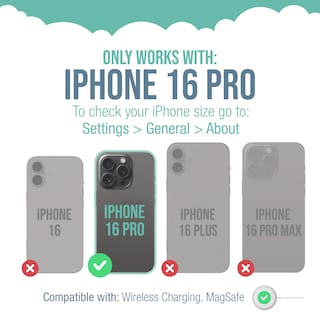 Foto 5 | Funda Smartish Para Iphone 16 Pro Magsafe, Diseño Magnético, Diseño De Flores Silvestres - Venta Internacional.